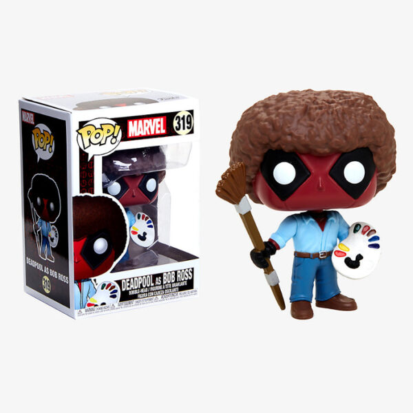 Marvel Avengers - Deadpool como Bob Ross - Funko Pop!