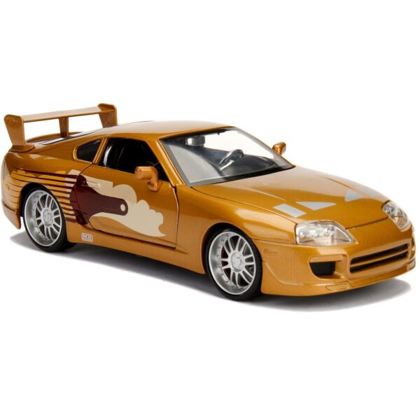 Slap Jack's Toyota Supra Fast & Furious 1:24 Diecast Model by Jada 99540 Gold