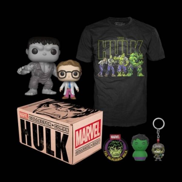 Funko Pop  Marvel Collector Corps - Caja de suscripción de Hulk - Imagen 2