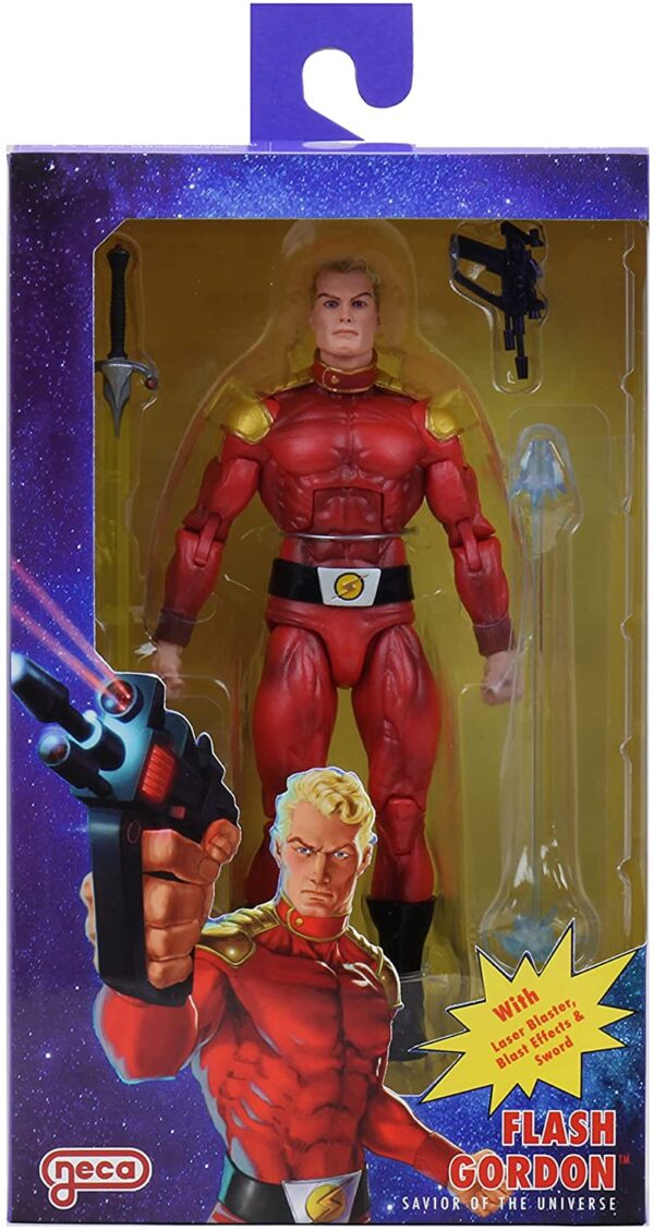 King Features – Defenders of The Earth Series – Flash Gordon – Figura de acción de escala de 7 - Imagen 2