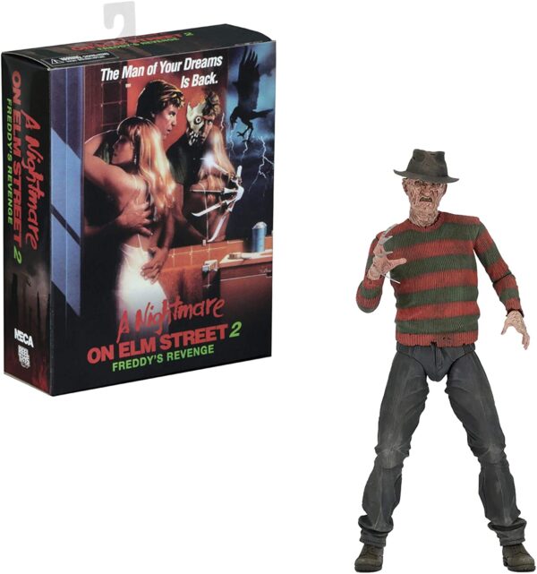 NECA - Pesadilla en Elm Street - Figura de acción definitiva de 7" - Parte 2 Freddy