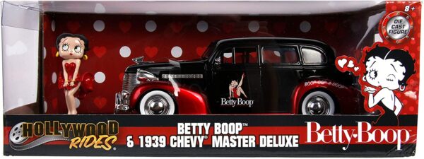 Jada Toys Betty Boop y 1939 Chevy Master Deluxe- 1: 24 - Imagen 3