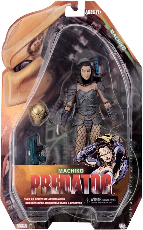 NECA - Predator - Figuras de acción a escala de 7" - Serie 18 - Machiko - Imagen 2