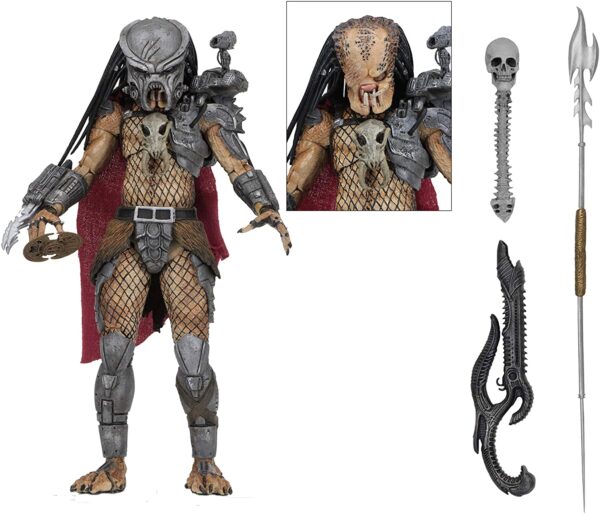 NECA - Predator - Figura de acción a escala de 7 pulgadas - Ultimate Ahab Predator