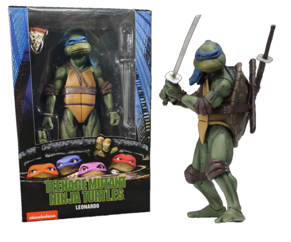 Neca Figura Tortuga Ninja 1990 Leonardo  7"