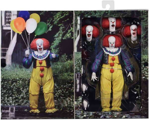 NECA – IT Figura de acción de 7 pulgadas de Pennywise (1990) - Imagen 3