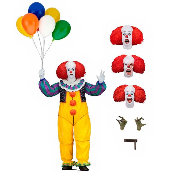 NECA – IT Figura de acción de 7 pulgadas de Pennywise (1990)