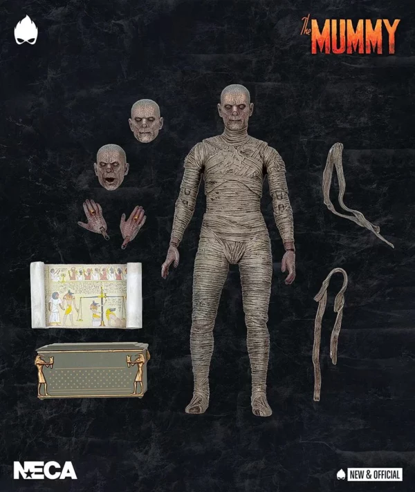 Neca Universal Monsters 7″  Ultimate Mummy (Color)