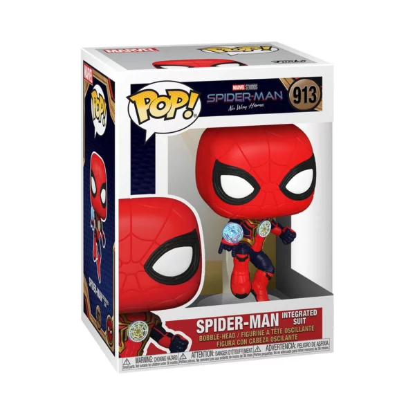Funko pop Spider man no way home - spinder man ingrated suit - Imagen 2
