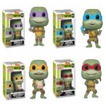 Funko POP! Movies: Teenage Mutant Ninja Turtles II: The Secret of the Ooze Vinyl Figures - SET OF 4 (Donatello, Leonardo, Michelangelo, Raphael))