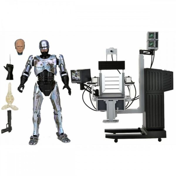Neca Figura de Accion Ultimate: Robocop - Robocop Dañado en Batalla con Silla 7 Pulgadas - Imagen 2