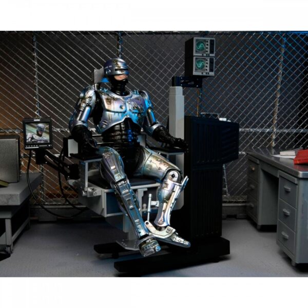 Neca Figura de Accion Ultimate: Robocop - Robocop Dañado en Batalla con Silla 7 Pulgadas - Imagen 3