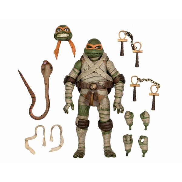 NECA Universal Monsters TMNT - 7 - Ultimate Michelangelo Mummy - Imagen 2