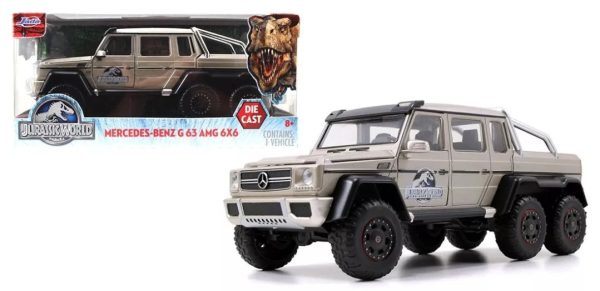 Jada1:24 Mercedez-Benz G63 AMG 6X6 JURASSIC WORLD - Imagen 4