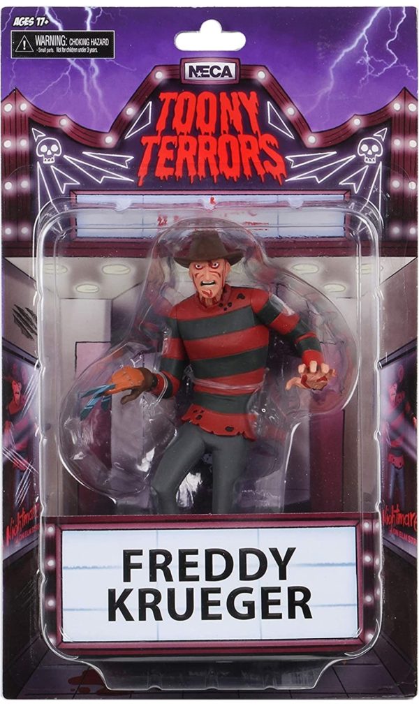 NECA Toony Terrors - Pesadilla en Elm St - Figura de acción a escala de 6 pulgadas, estilizada Freddy Krueger