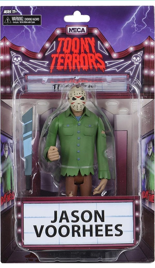 NECA Toony Terrors - Friday The 13th - Figura de acción a escala de 6 pulgadas, Jason estilizado