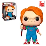 Funko Pop! Movies: Child's Play - Figura de vinilo Chucky de 10 pulgadas