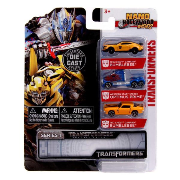 Nano Hollywood Rides Transformers: The Last Knight Die-cast Vehicle 3-Pack (NV-2)