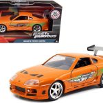 DieCast Jada Fast & Furious Brian's Toyota Supra [Naranja] Escala 1:32