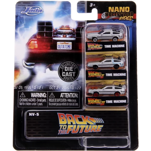 Back to the Future – 3-pack – Nano Cars – NV-5 – Jada Toys