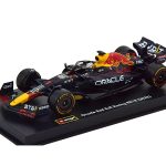 Red Bull Racing RB18 #1 Max Verstappen "Campeonato Mundial de Fórmula Uno F1" (2022) con vitrina 1/43 Diecast