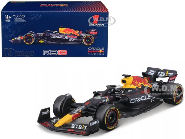 Red Bull Racing RB18 #1 Max Verstappen "Campeonato Mundial de Fórmula Uno F1" (2022) con vitrina 1/43 Diecast - Imagen 2