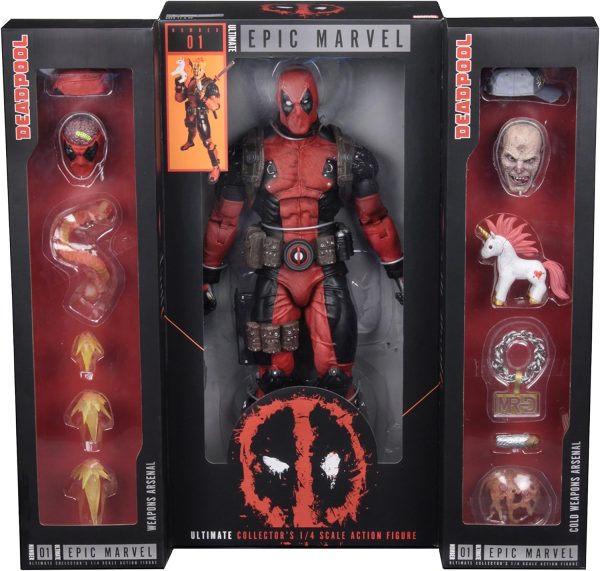 NECA - Marvel  1/4 Escala - Ultimate Deadpool - Imagen 3