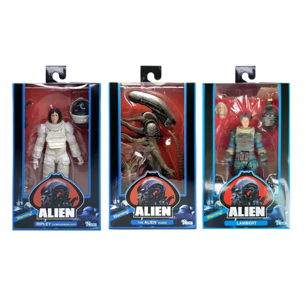 NECA Alien 40th Anniversary Wave 4 Set of 3 – Ripley, Lambert and Giger Alien