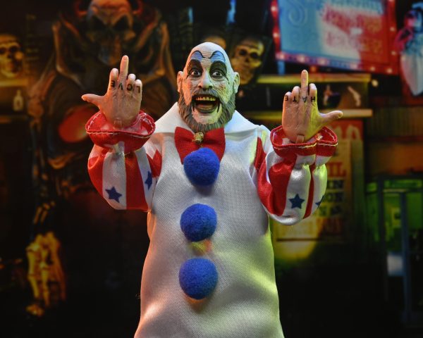 House of 1000 Corpses – 20th Anniversary 8” Clothed Action Figure – Captain Spaulding - Imagen 2