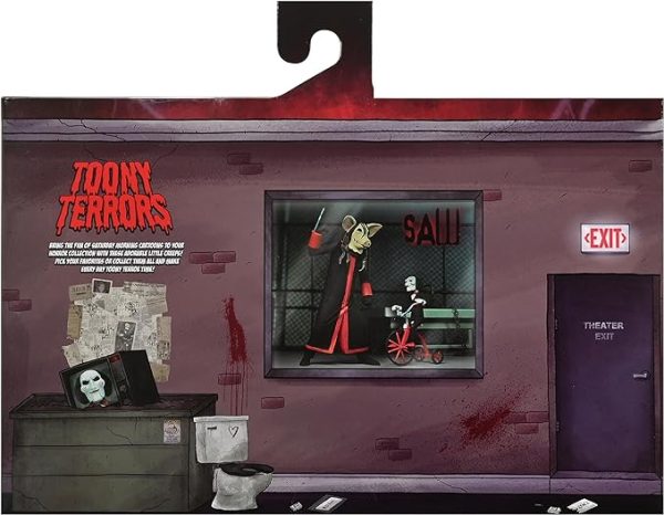 Saw 6″ Scale Action Figure Box Set – Toony Terrors Jigsaw Killer with Billy - Imagen 2