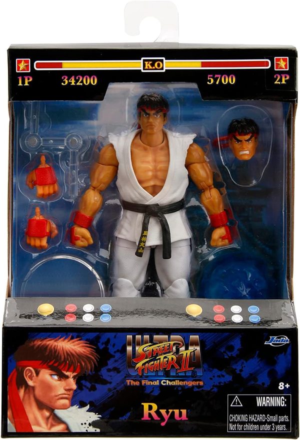 Street Fighter II - Figura de acción Ryu de 6 pulgadas - Imagen 2