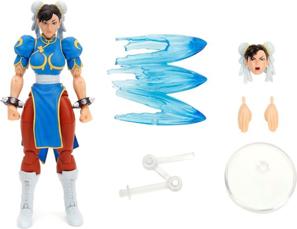 Street Fighter II Figura de acción de Chun Li de 6 pulgadas - Imagen 2