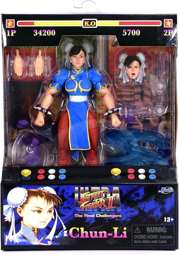 Street Fighter II Figura de acción de Chun Li de 6 pulgadas - Imagen 3