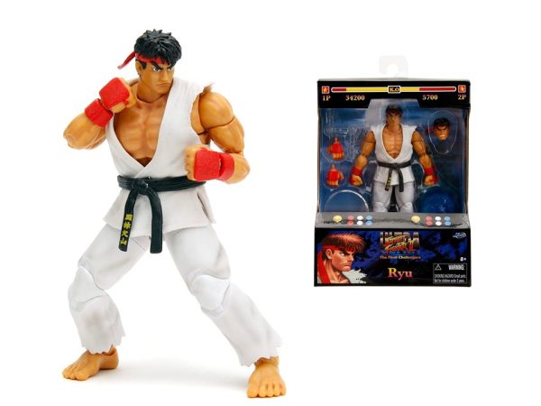 Street Fighter II - Figura de acción Ryu de 6 pulgadas