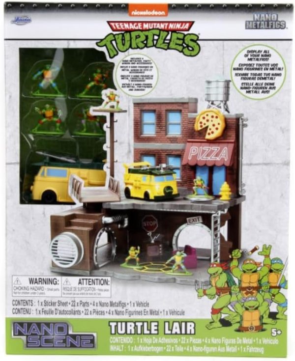 TMNT Turtle Lair Nano Scene - Imagen 2