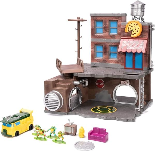 TMNT Turtle Lair Nano Scene