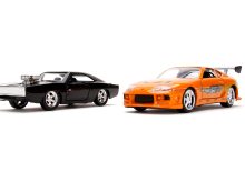 1:32-TwinPack-1970 Dodge Charger RT-1995 Toyota Supra