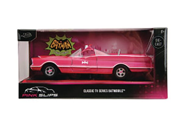 Pink Slips W7 1:24 Classic TV Series Batmobile - Imagen 3