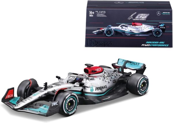 1:43 F1 Merecedes W13 E Performance  con # 65 Russell