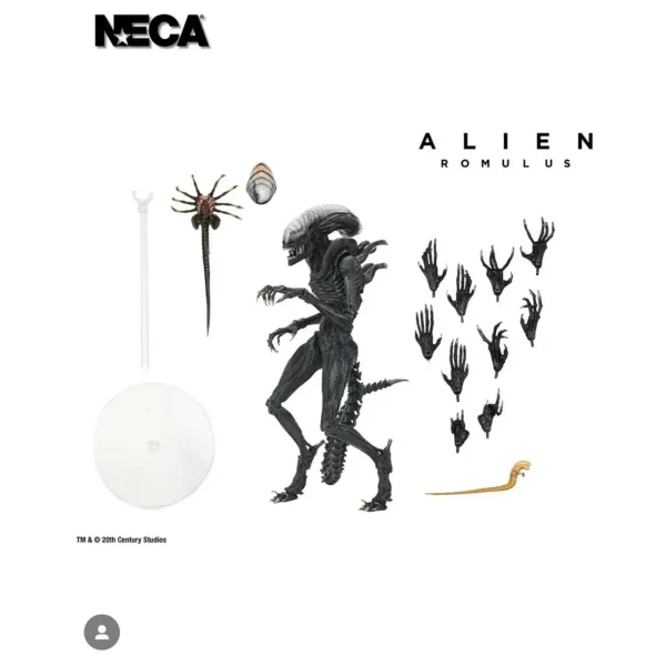 Alien: Romulus 7" Scale Figures - Ultimate Scorched Xenomorph