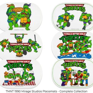 individuales TMNT Serie Tv Vintage 90 (X6)